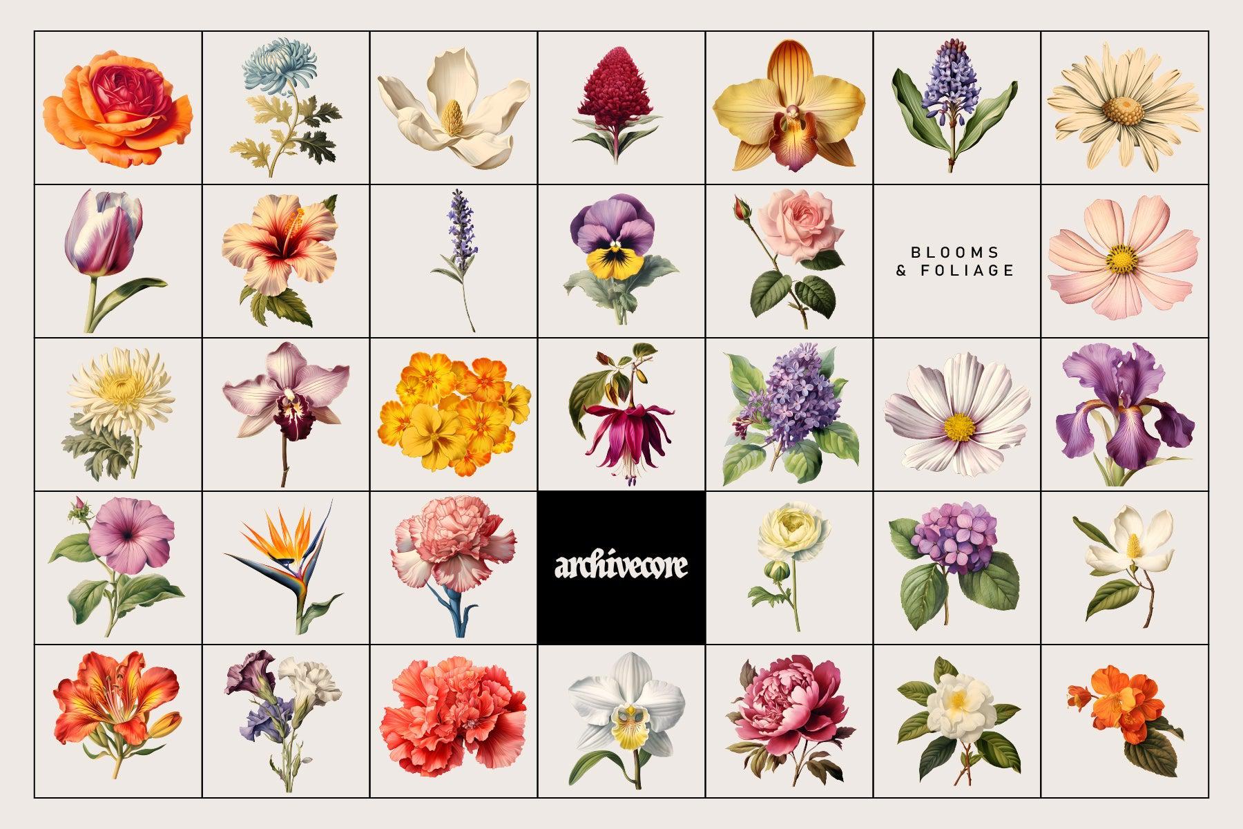 BOOK OF FLOWERS 2 Clipart