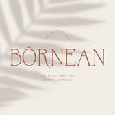 Bornean – Elegant Serif