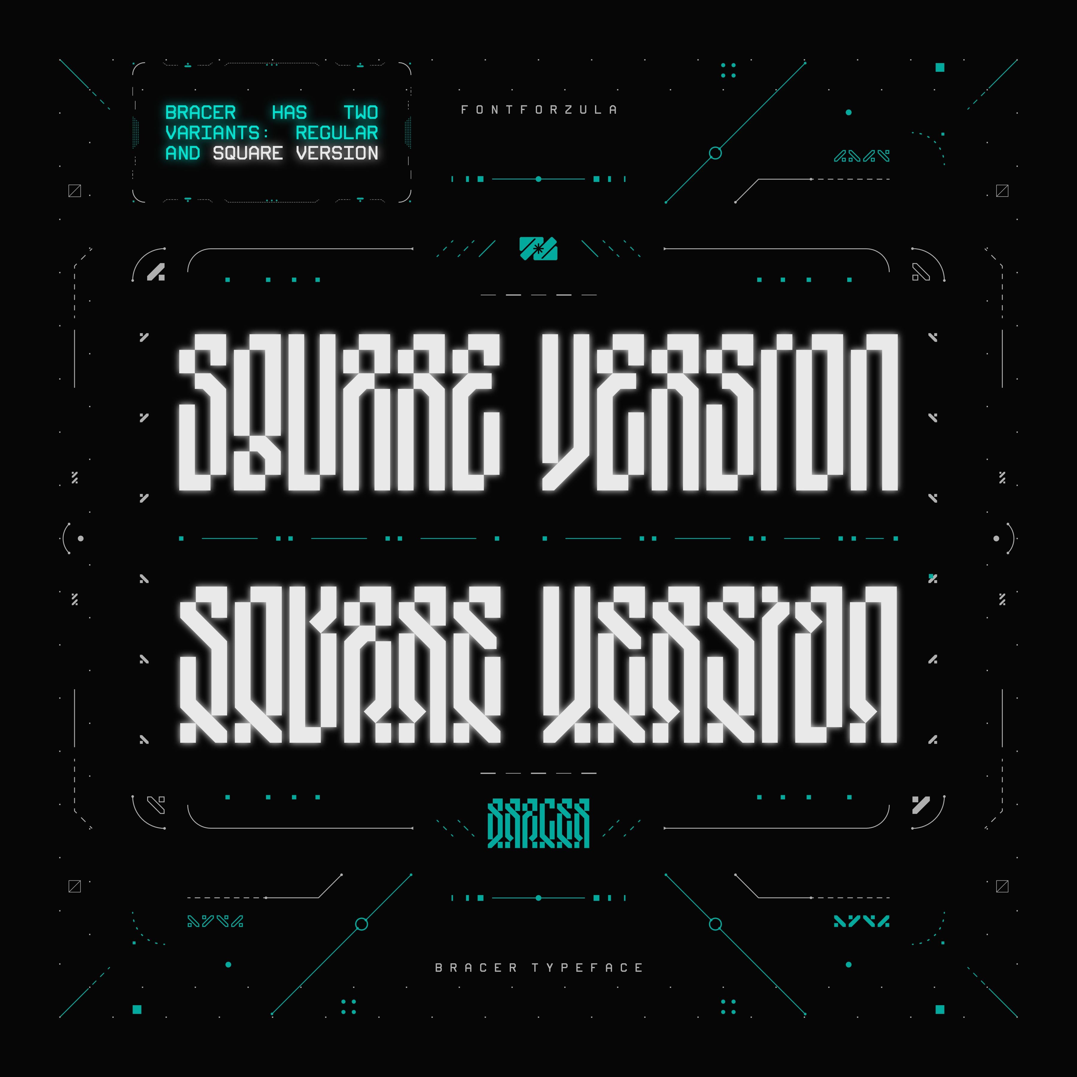 BRACER Typeface