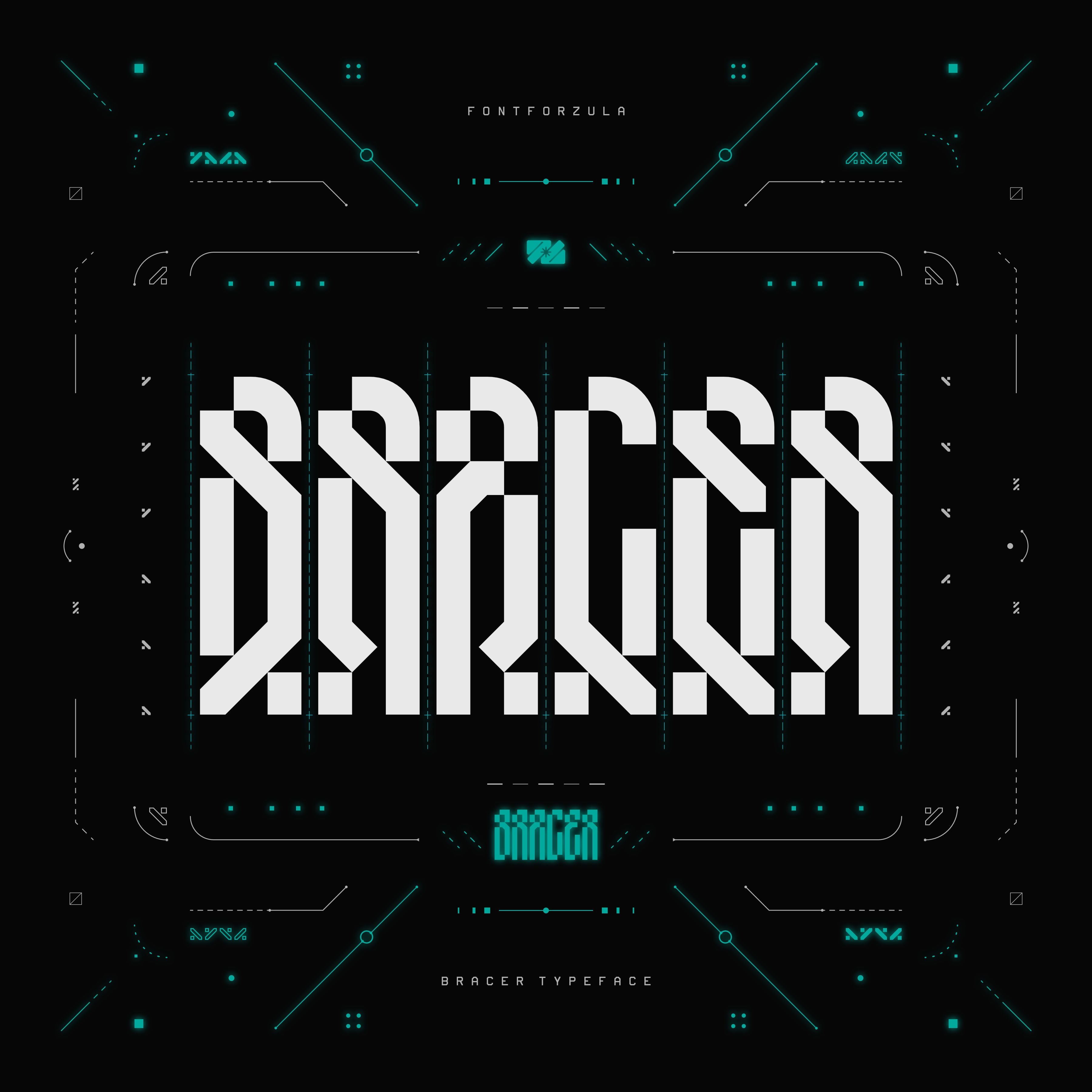 BRACER Typeface