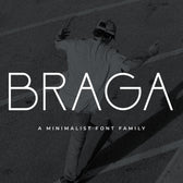 Braga Minimalist Sans Serif Font