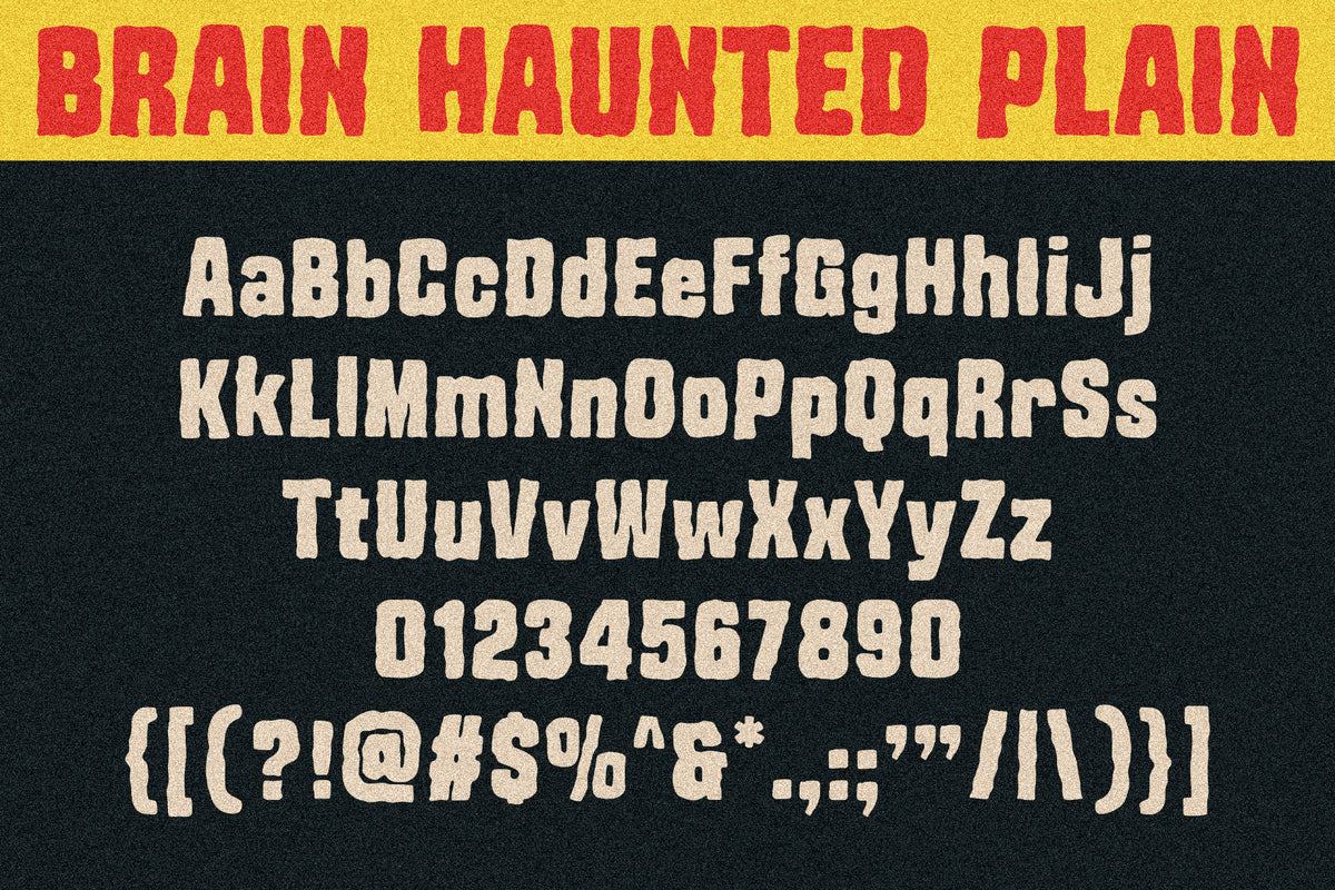 Brain Haunted Horror Font by HolisFonts, preview 7