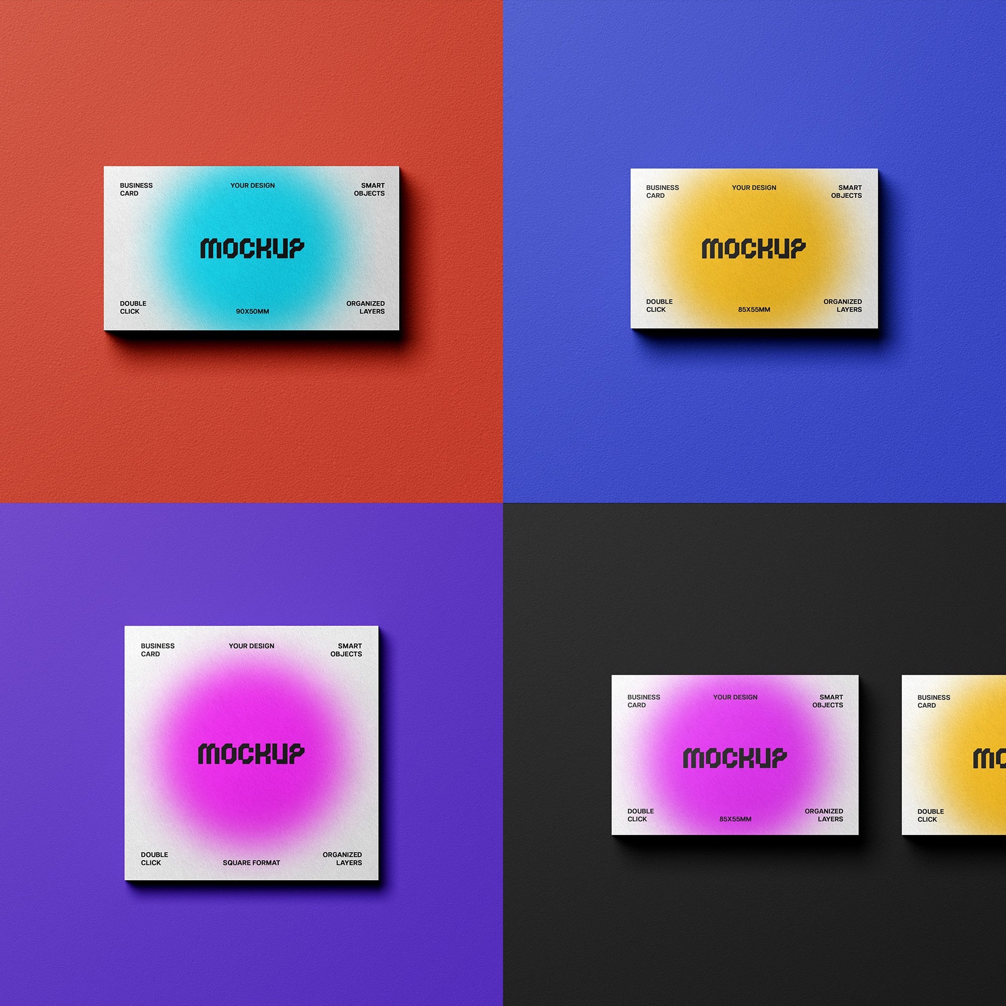Branding Stationery Mockups Set
