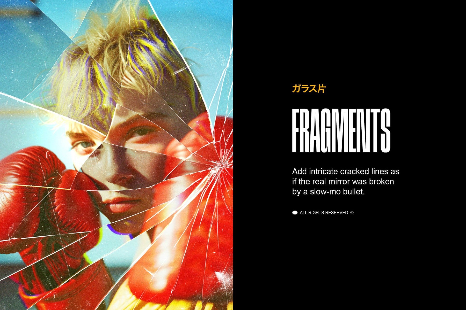 Broken Glass Photo Effects Bundle