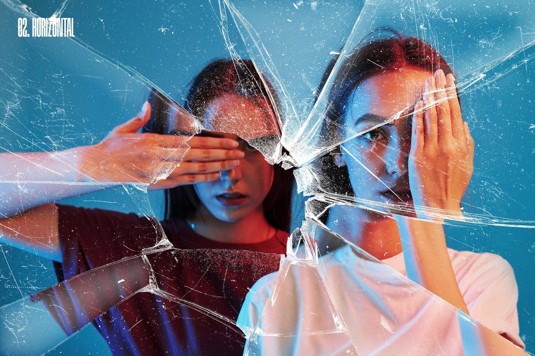 Broken Glass Photo Effects Bundle