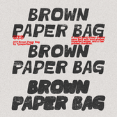 Brown Paper Bag - Handwritten Font