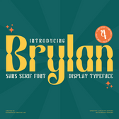 Brylan – Retro Display Sans Font