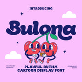 Bulona Playful Rythm Cartoon Display Font