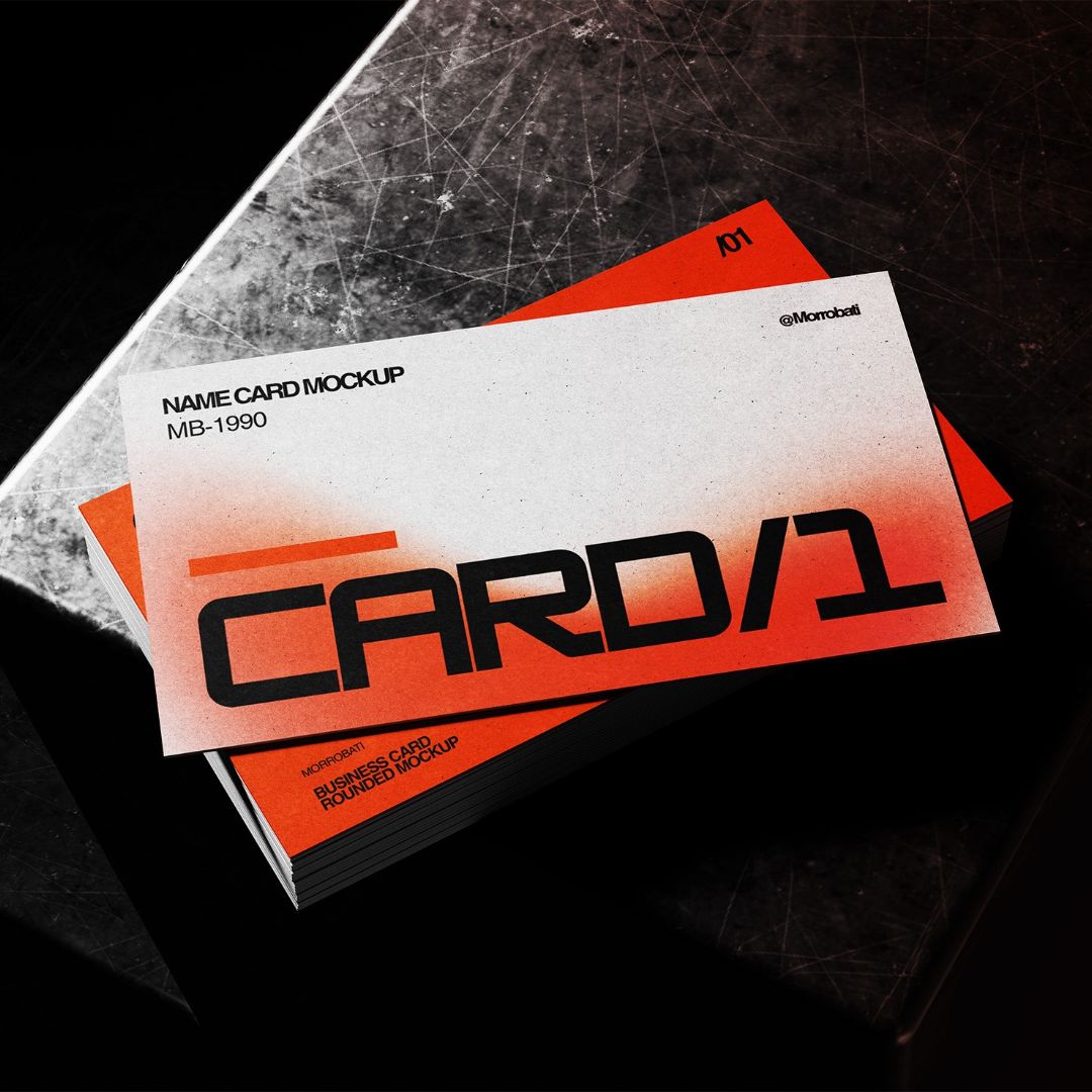 Business Card Mockup by Morrobati, preview 1