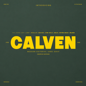 Calven - Family Modern Sans Serif Font