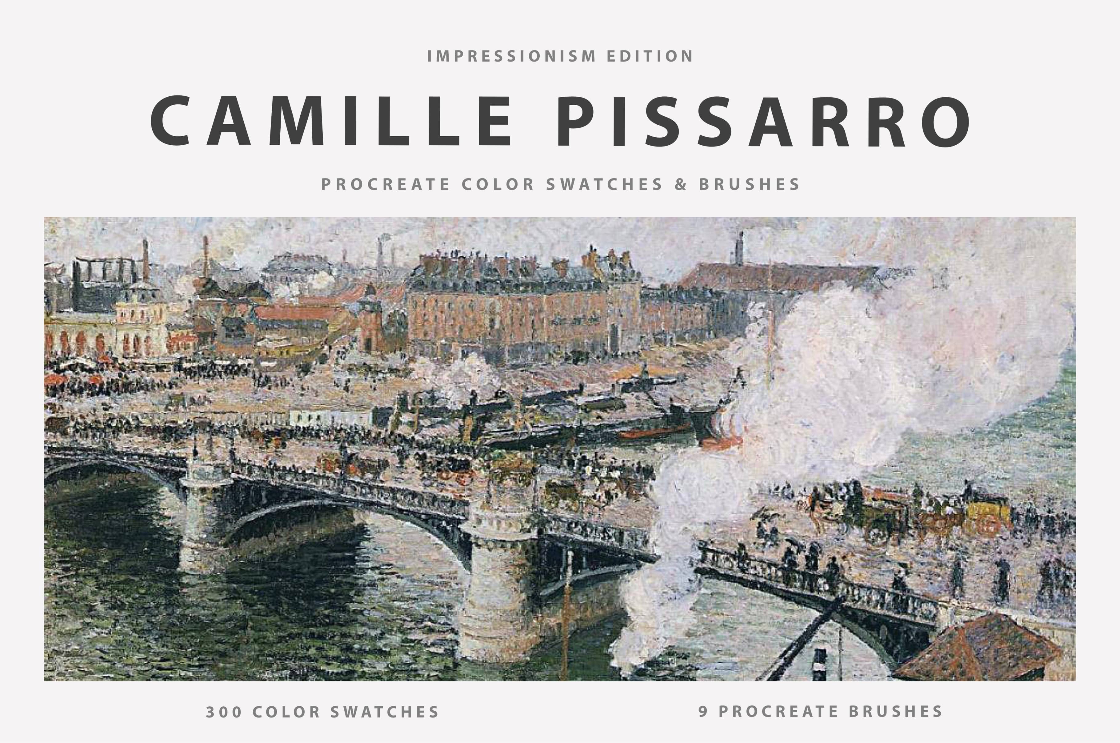 Camille Pissarro Procreate Brushes & Color Swatches