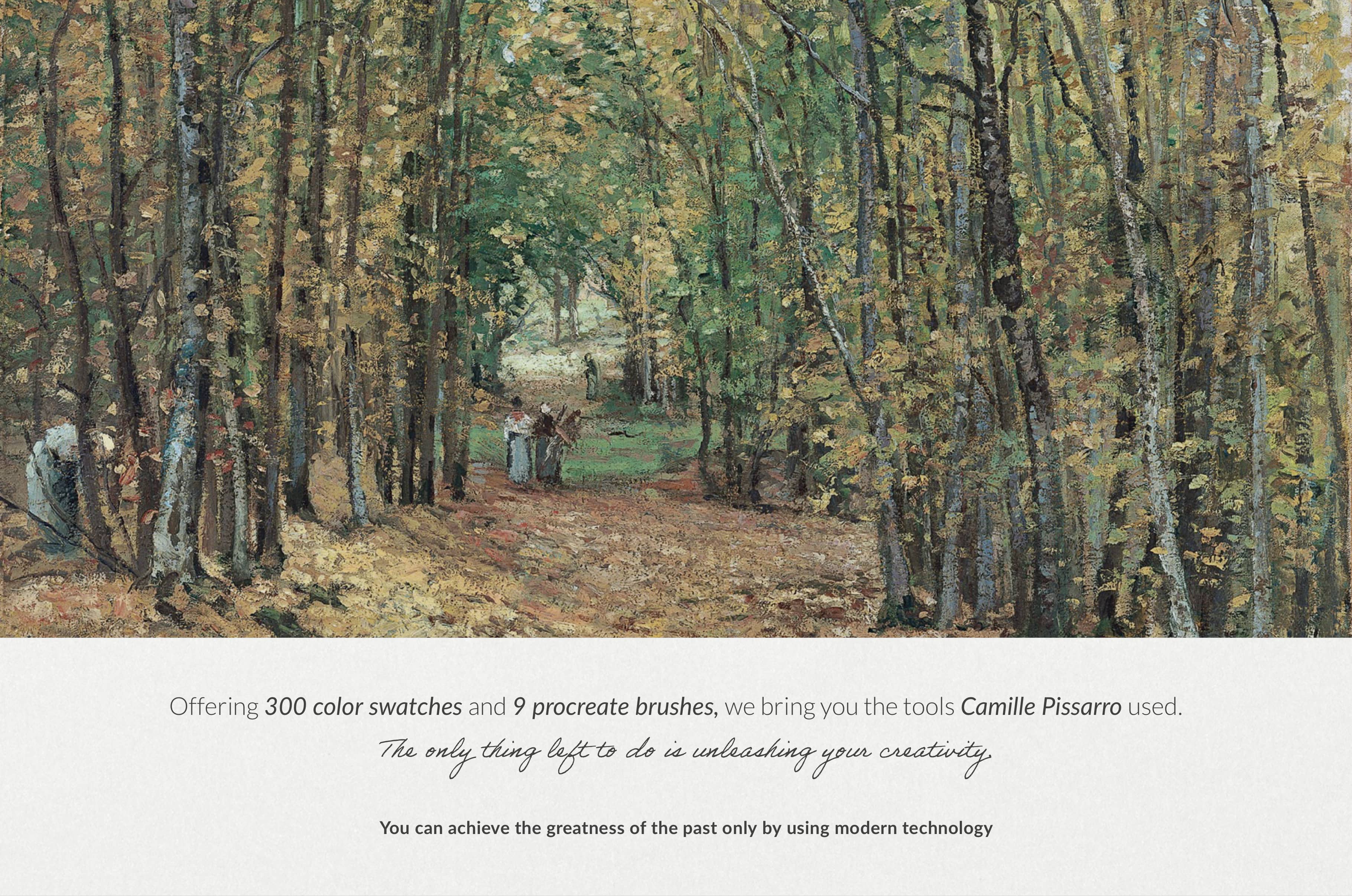 Camille Pissarro Procreate Brushes & Color Swatches