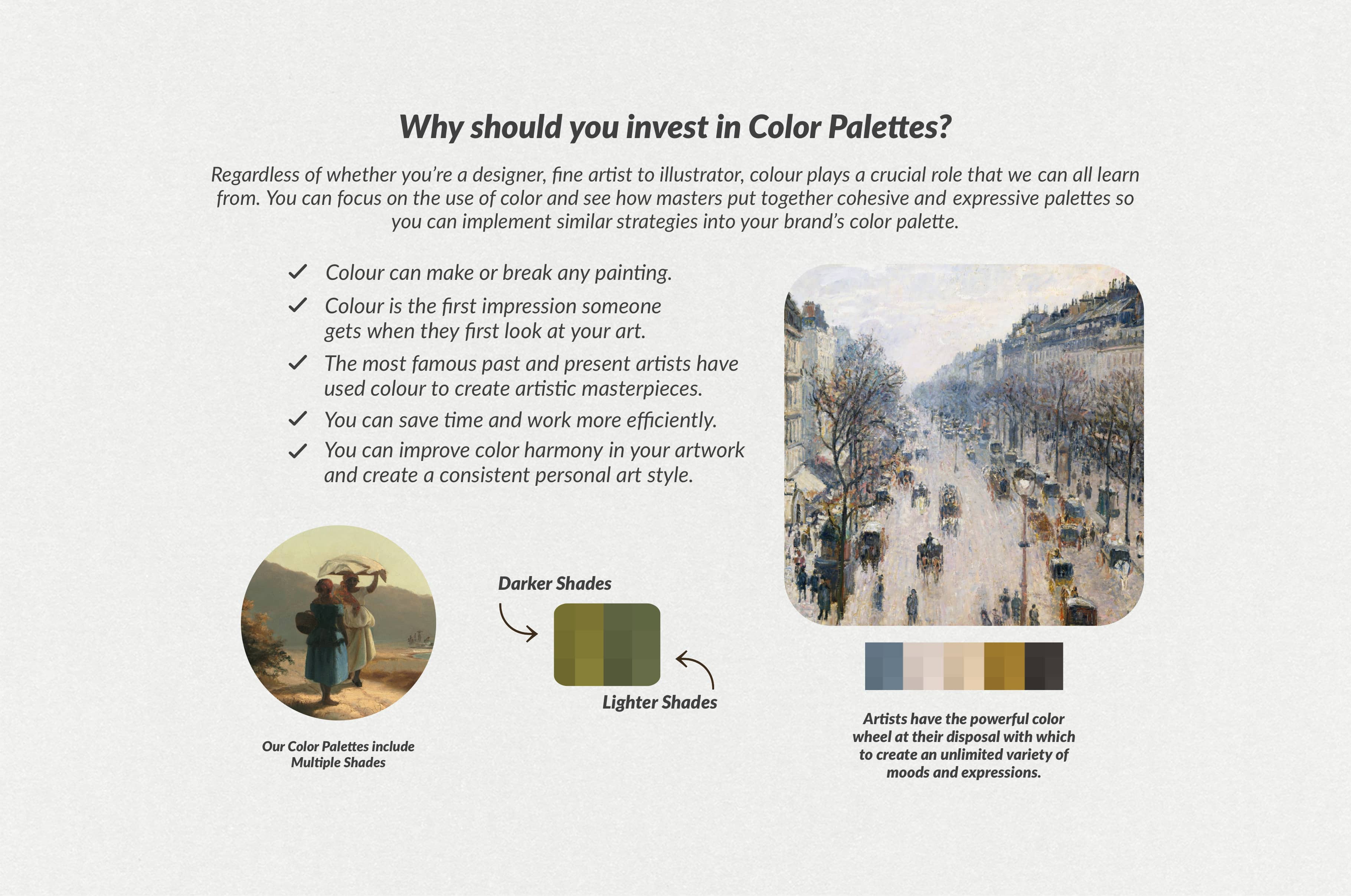 Camille Pissarro Procreate Brushes & Color Swatches