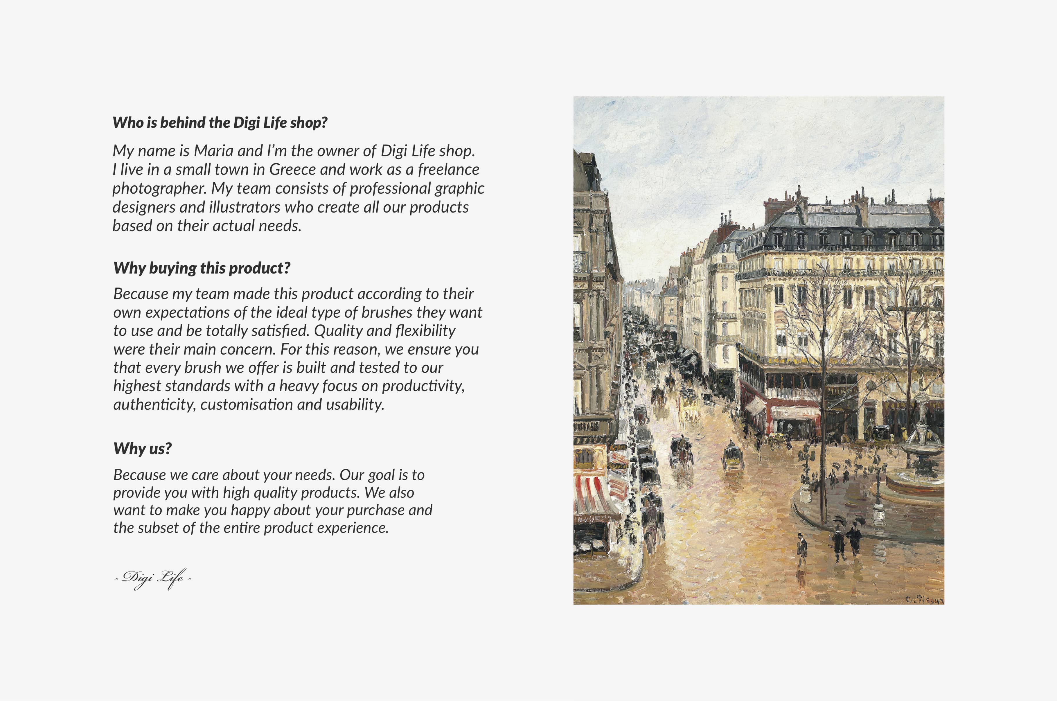 Camille Pissarro Procreate Brushes & Color Swatches