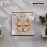 Canvas Frame Mockup Scene