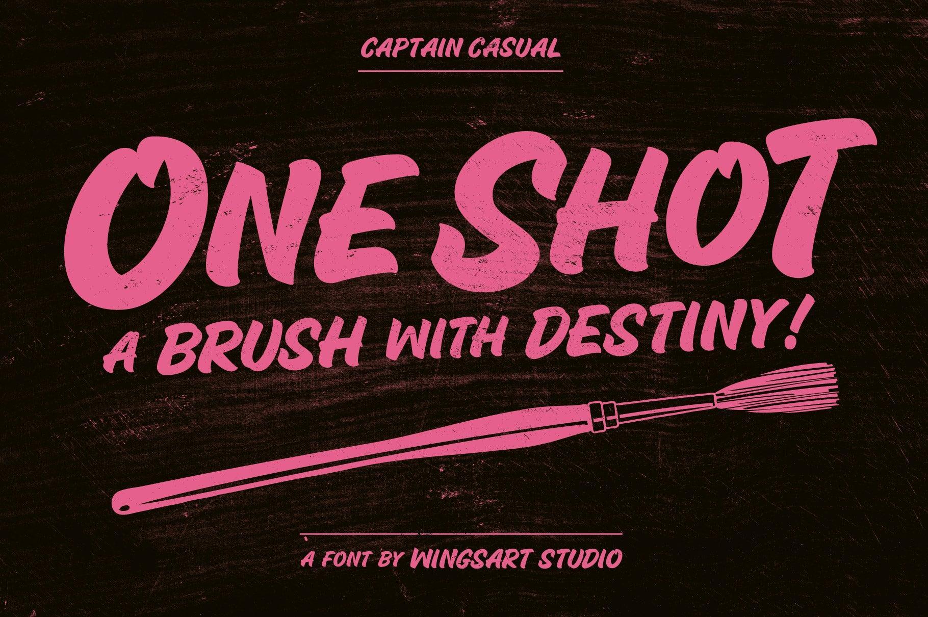 Captain Casual: Sign Painter Font