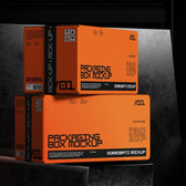 Cardboard Packaging Box Mockup