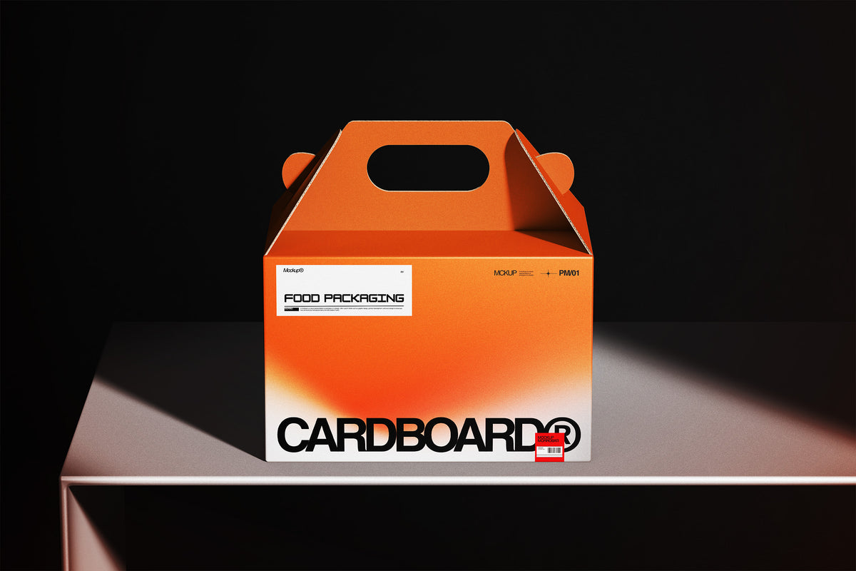 Cardboard Packaging Box Mockup by Morrobati, preview 3