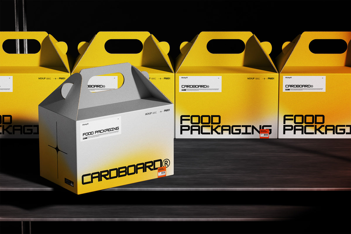 Cardboard Packaging Box Mockup by Morrobati, preview 5