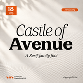 Castle of Avenue - Family Luxury Serif Font