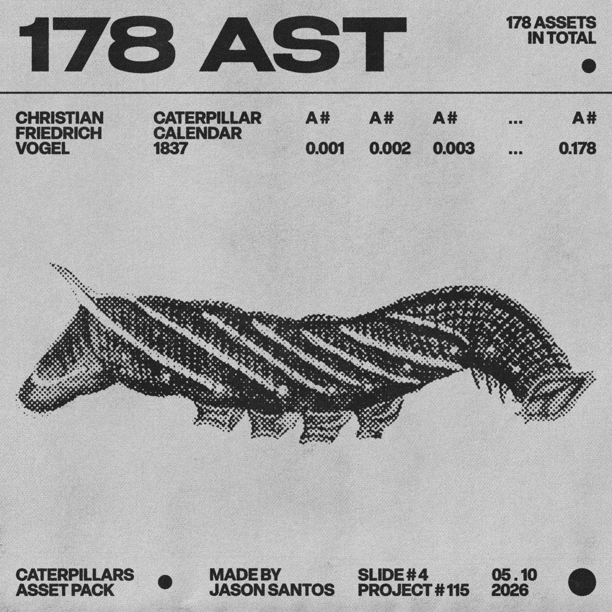 Caterpillars Asset Pack by Jason Santos, preview 5