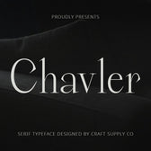 Chavler – Serif Typeface