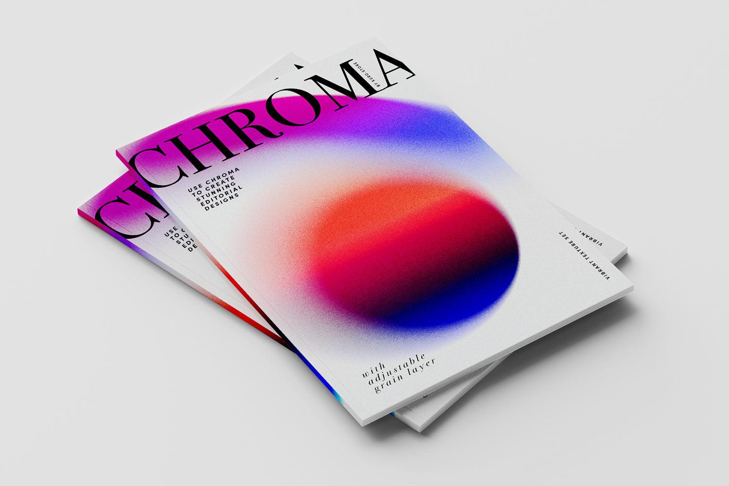 Chroma Grainy Gradient Textures