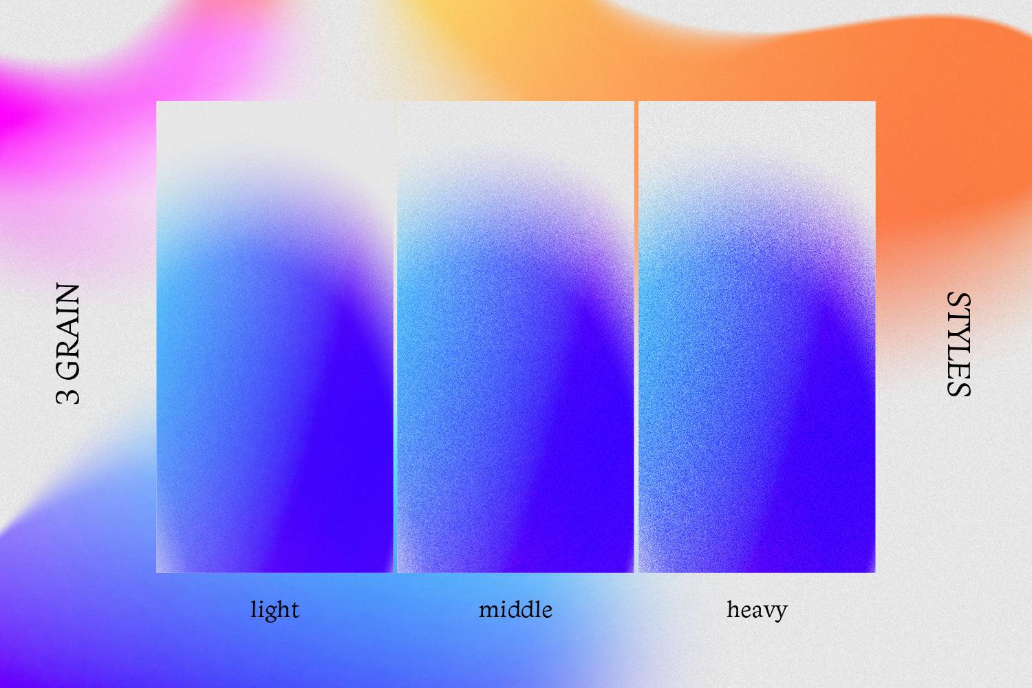 Chroma Grainy Gradient Textures