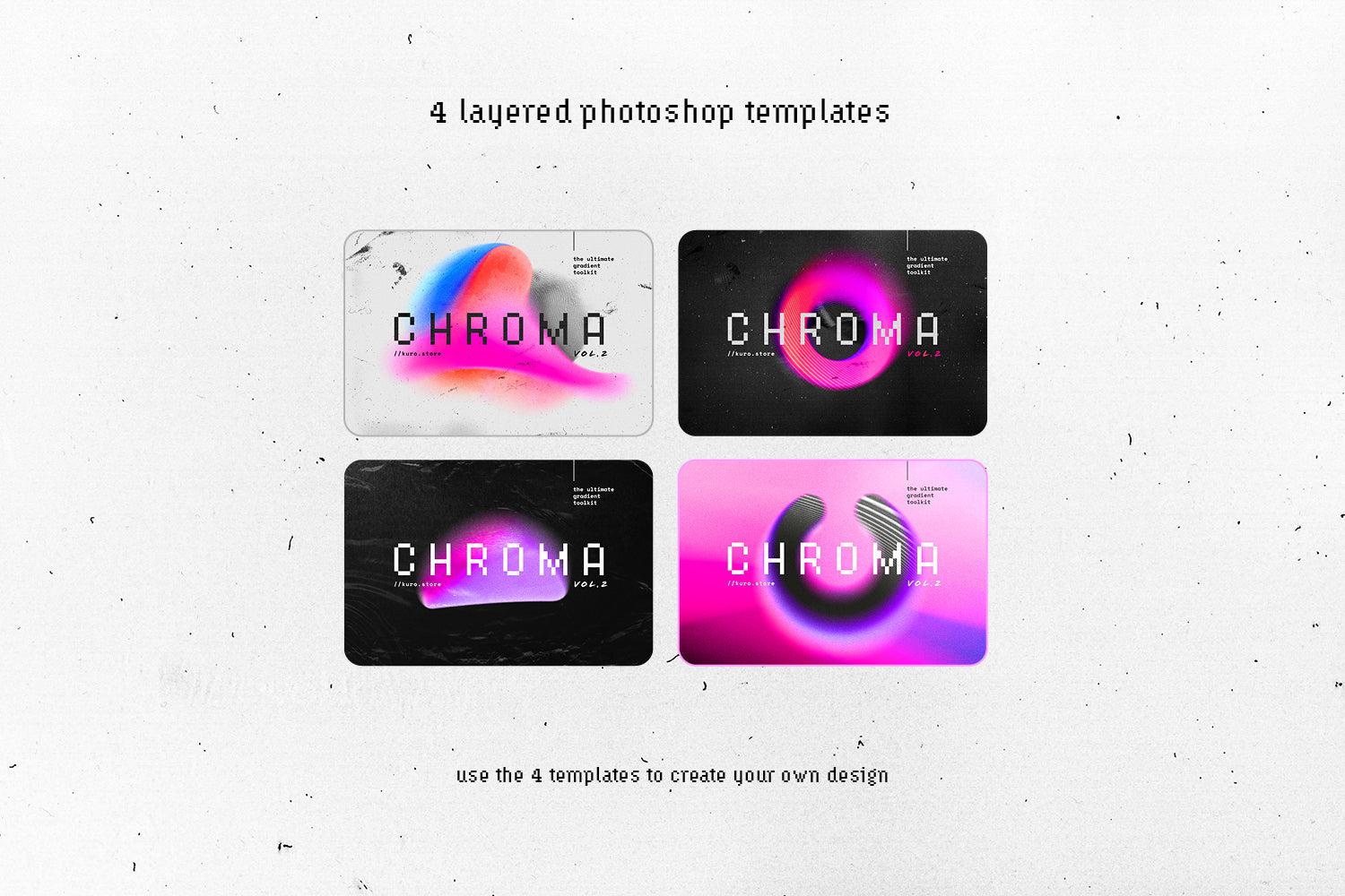 Chroma Grainy Gradient Textures Vol. 2
