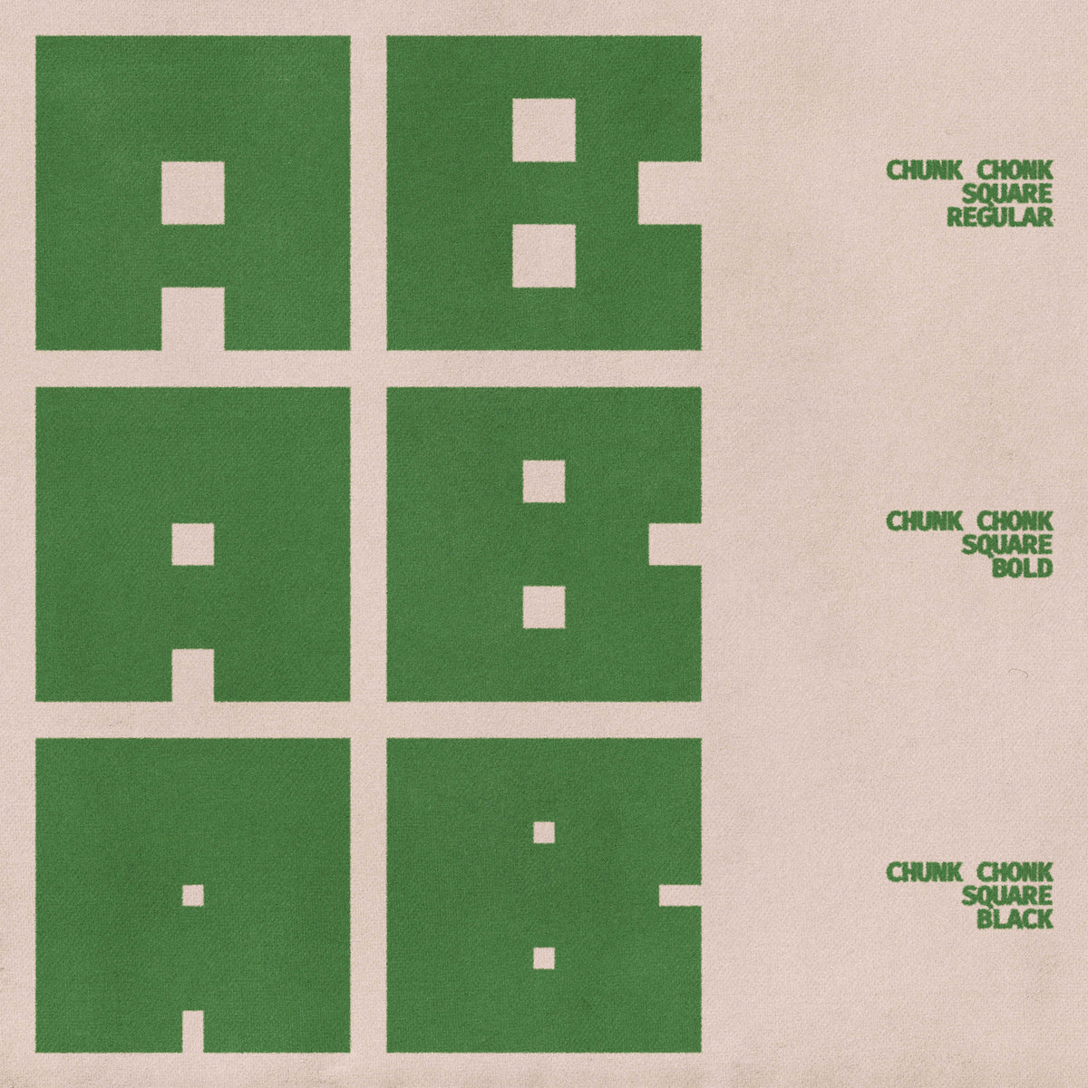 Chunk Chonk Typeface by Jason Santos, preview 9