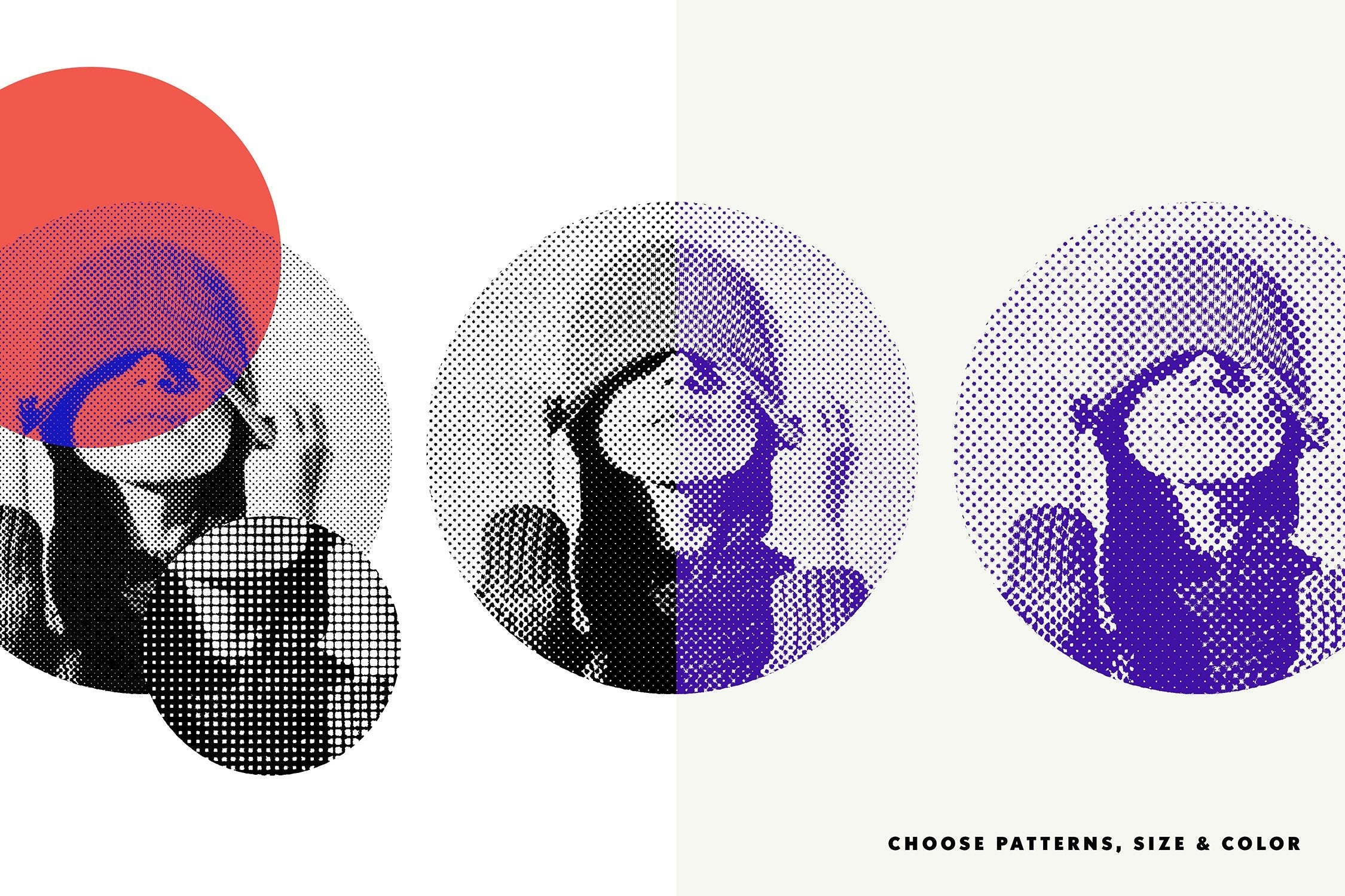 Classic Halftone Photo Effects