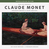 Claude Monet Procreate Brushes & Color Palettes