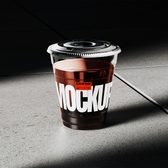 Clear Plastic Drink Cup Mockup