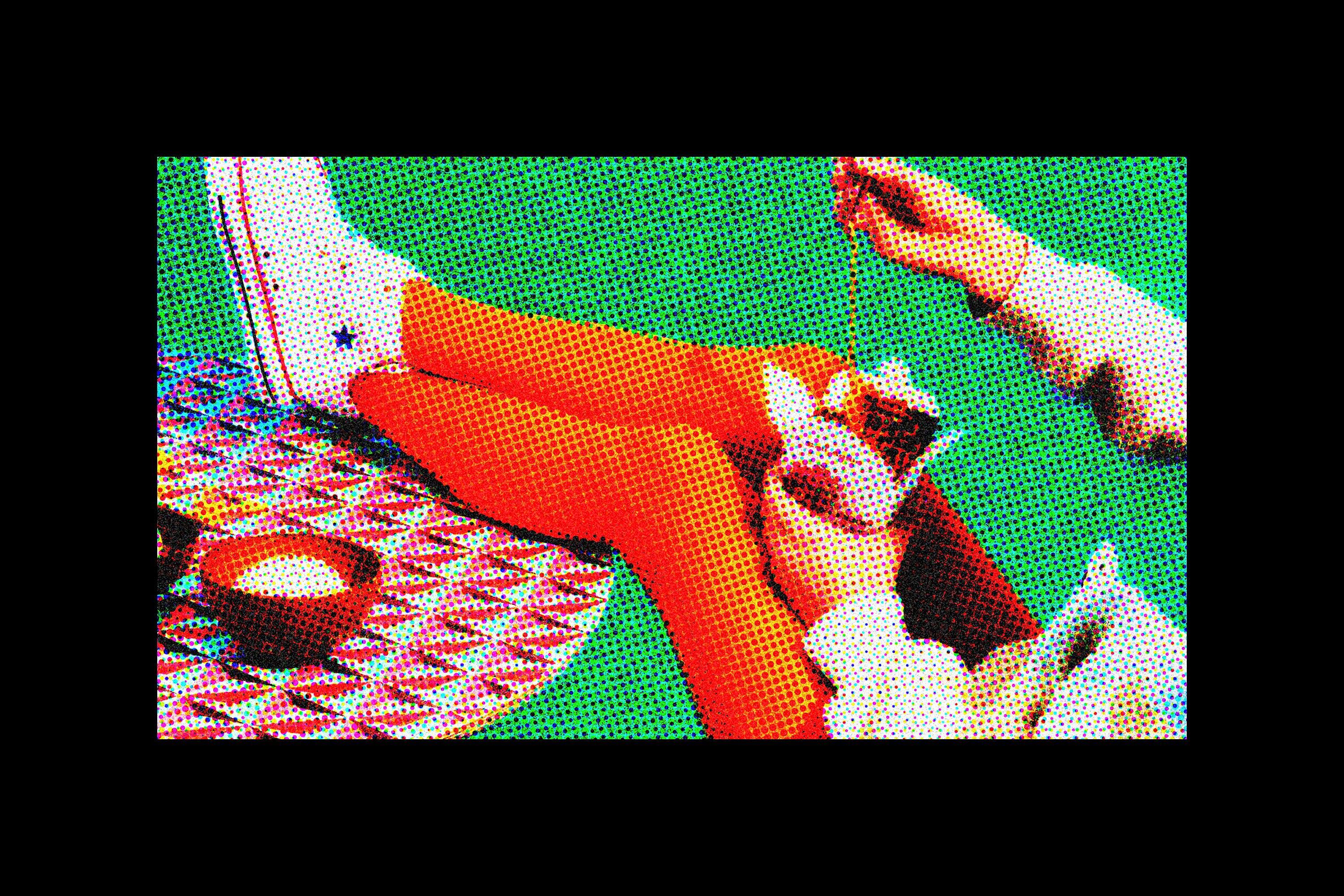 Comic Halftone Photo Effect