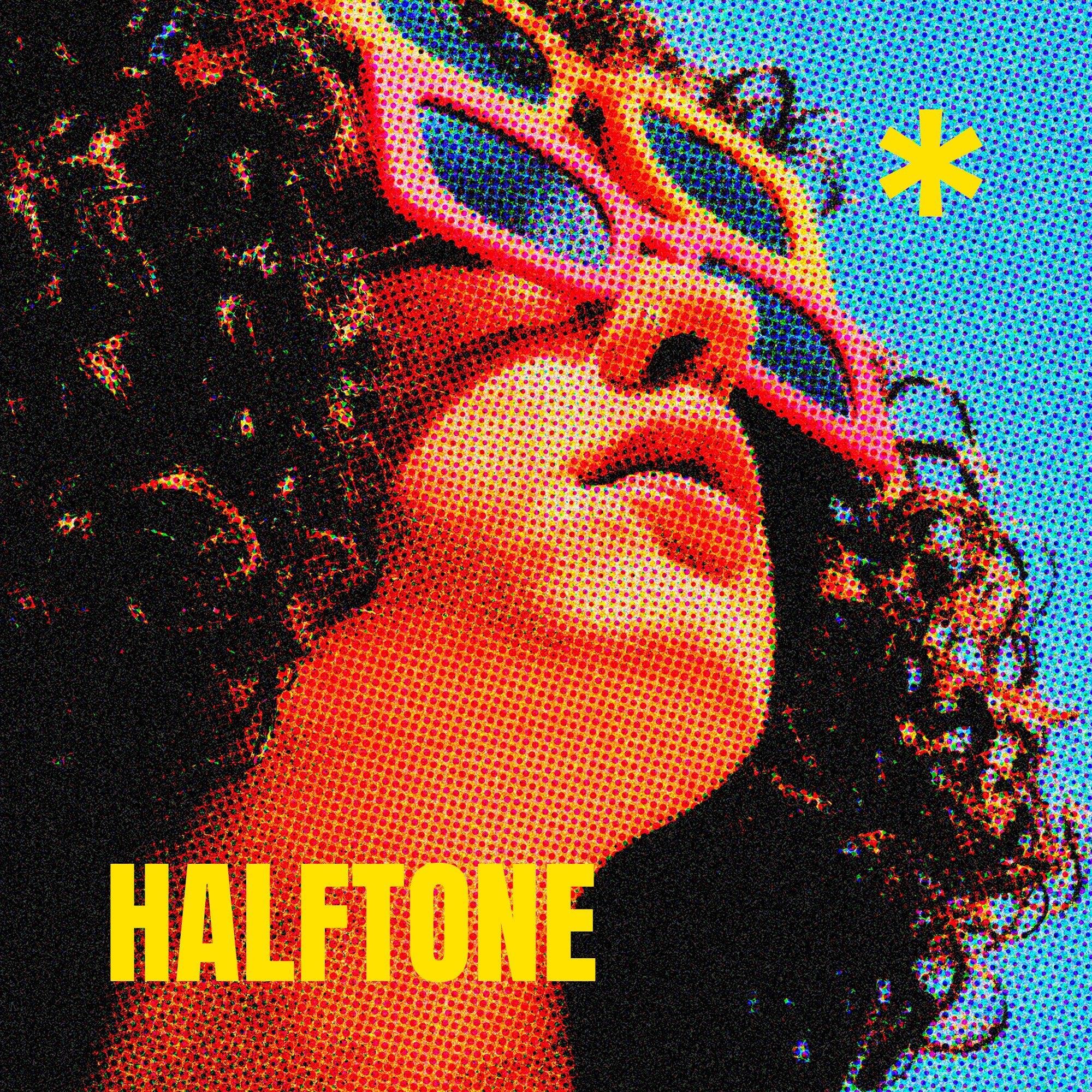 Comic Halftone Photo Effect