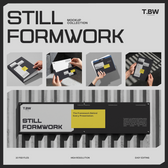 Complete Branding Mockup Bundle — Still Formwork | T.BW Mockup Collection