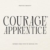 Courage Apprentice Modern Serif Font