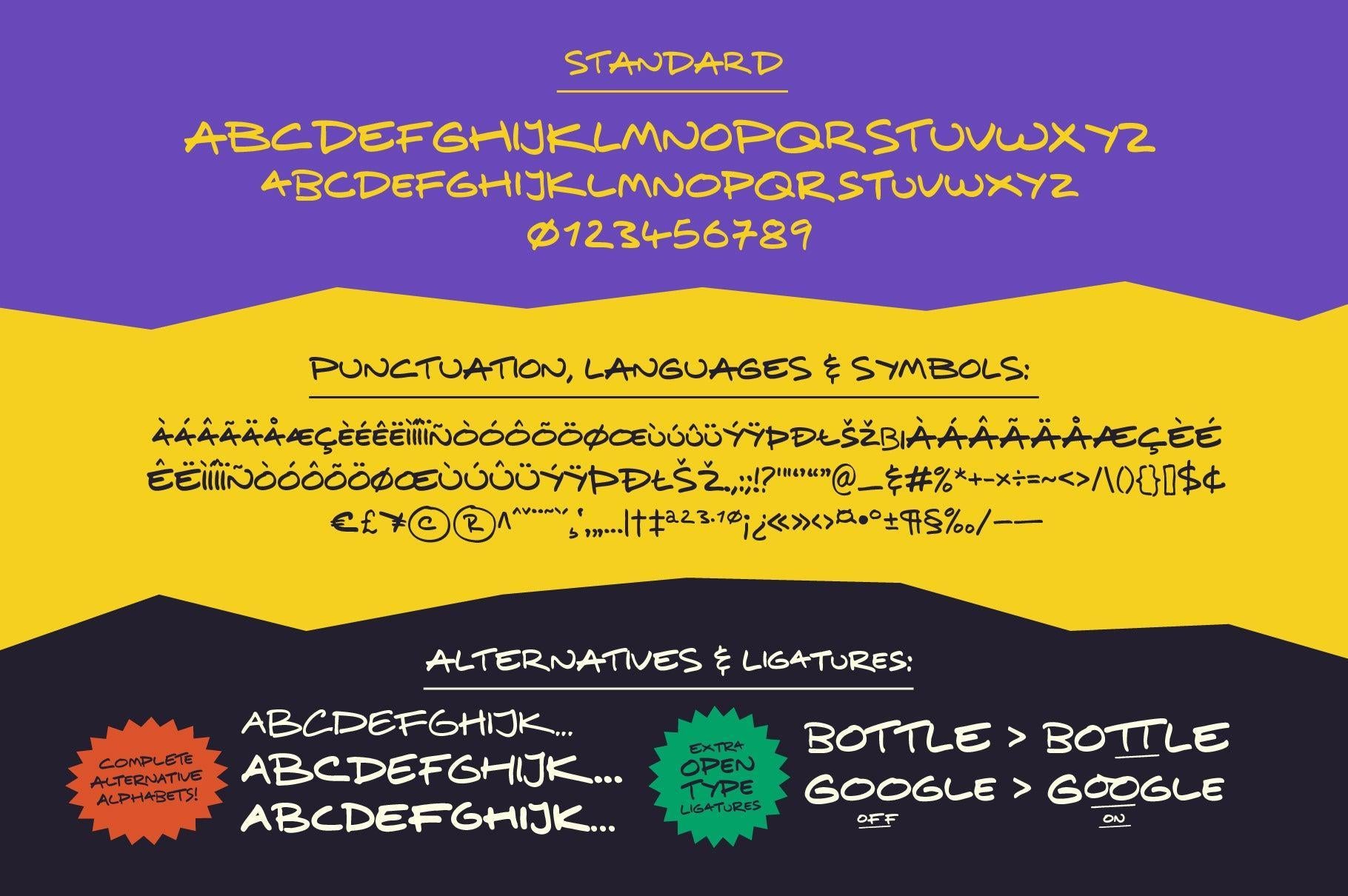 Craze Status: Handwritten All-caps with a Pop Culture Flair