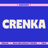 Crenka - Bold Food Branding Font
