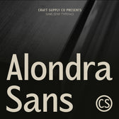 CS Alondra – Modern Font