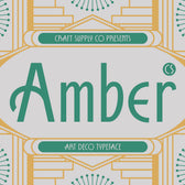CS Amber – Art Deco Font