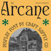 CS Arcane – Decorative Font