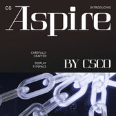 CS Aspire – Techno Font