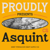 CS Asquint – Serif Font