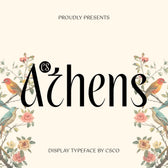 CS Athens – Elegant Font