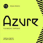 CS Azure – Futuristic Font