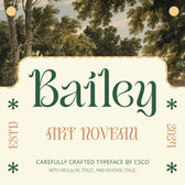 CS Bailey – Art Nouveau Font