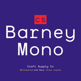 CS Barney Mono – Monospaced Font