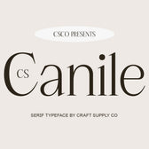 CS Canile – Serif Typeface