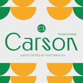 CS Carson – Contemporary Font
